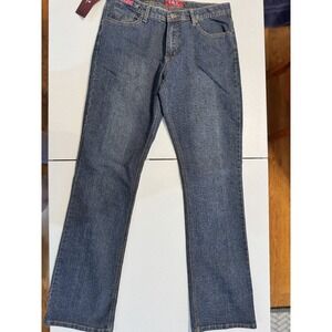 Women's Classic Straight Leg Denim Jeans NWT Size 11 Junior T Y Fashion Blue
